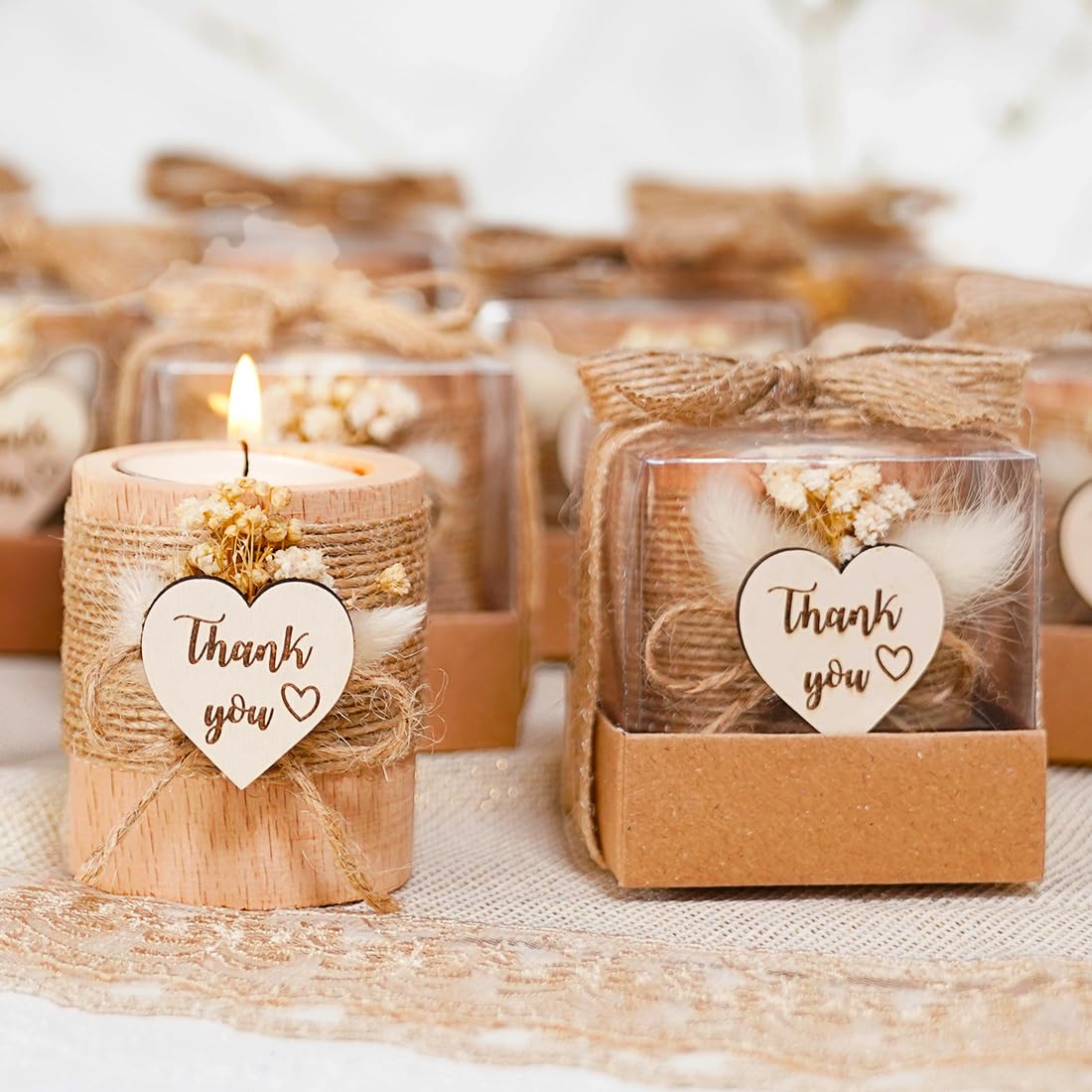 Elegant 20 Pack Candle Holders: Perfect Favors for Every Special Occasion!