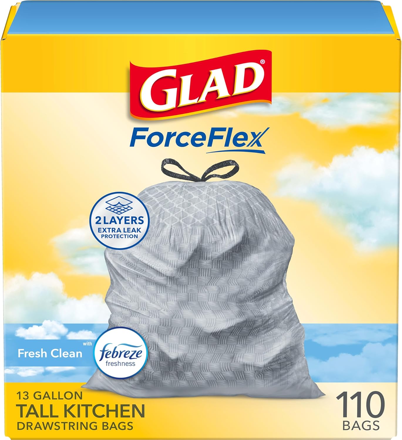 Stay Fresh & Clean: A Review of Glad Tall Kitchen Drawstring Trash Bags with Odorshield!